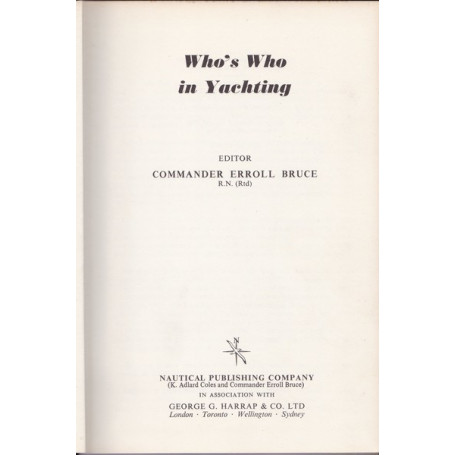 Who's Who in Yachting