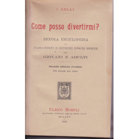 Come posso divertirmi?