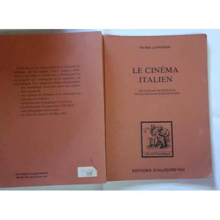 Le cinema italien.  Histoire