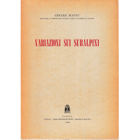 Variazioni sui subalpini