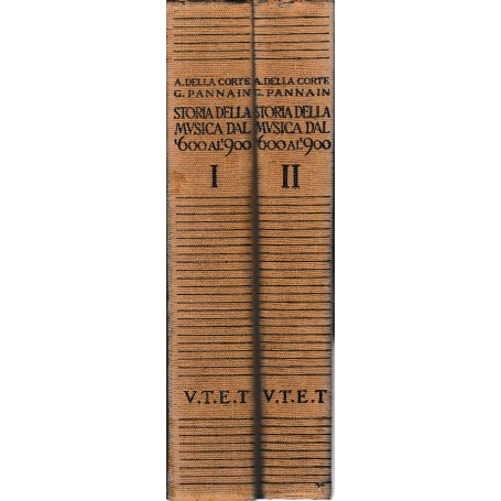Storia della musica dal '600 al '900. I. II.