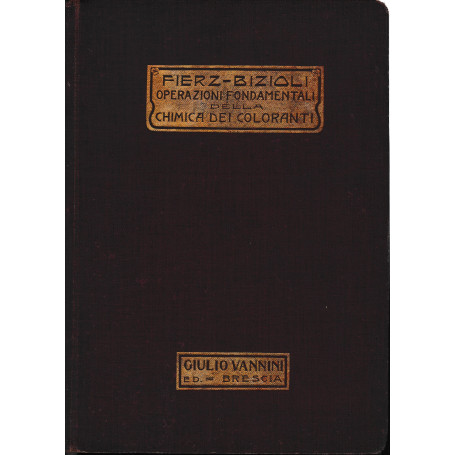 Operazioni fondamentali ndella chimica dei coloranti