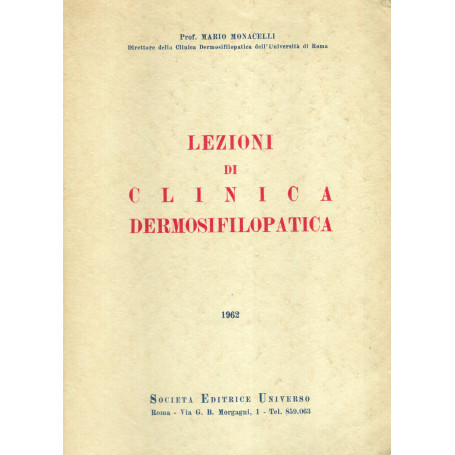 Lezioni di clinica dermosifilopatica
