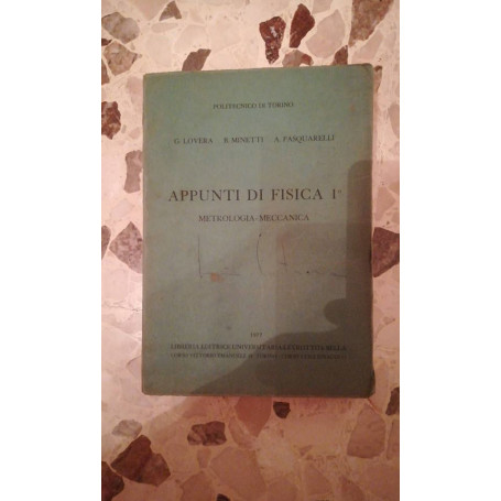 appunti di fisica 1 metrologia-meccanica