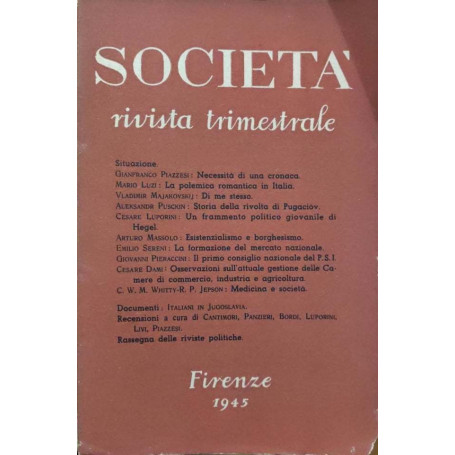 Società . N.3 (1945)