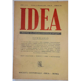 Idea. Mensile di cultura politica e sociale. Anno XII -N.2