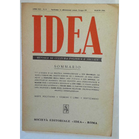 Idea. Mensile di cultura politica e sociale. Anno XII -N.3