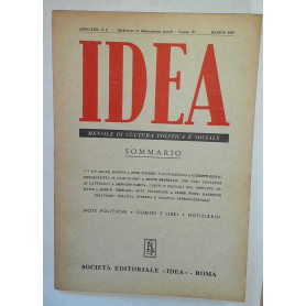 Idea. Mensile di cultura politica e sociale. Anno XIII -N.5