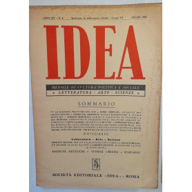 Idea. Mensile di cultura politica e sociale. Anno XIV -N.6