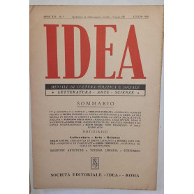Idea. Mensile di cultura politica e sociale. Anno XIV -N.7
