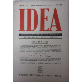 Idea. Mensile di cultura politica e sociale. Anno XV -N.3