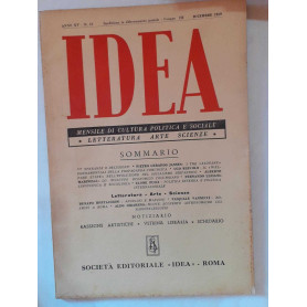 Idea. Mensile di cultura politica e sociale. Anno XV -N.12