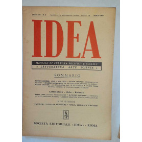 Idea. Mensile di cultura politica e sociale. Anno XVI -N.3