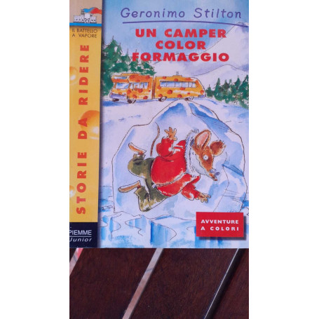 Un camper color formaggio