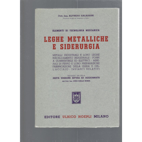 LEGHE METALLICHE E SIDERURGIA