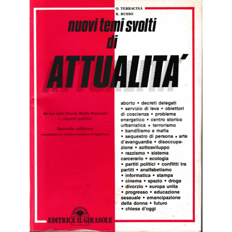 Nuovi temi svolti di attualità