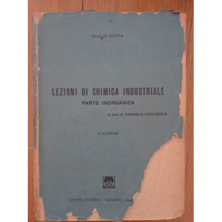 Lezioni di chimica industriale (parte inorganica)