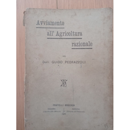 Avviamento all'Agricoltura razionale