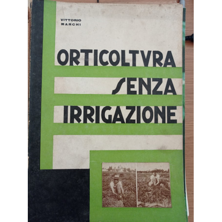 Orticoltura senza irrigazione