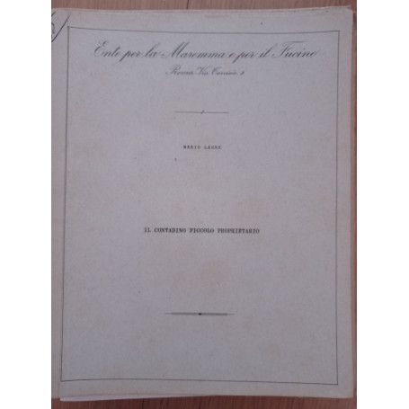 Il contadino piccolo proprietario