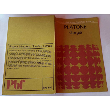 Platone. Gorgia