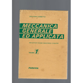 MECCANICA GENERALE ED APPLICATA