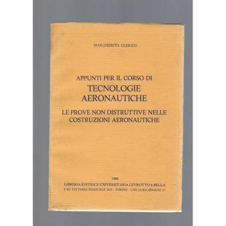 APPUNTI PER IL CORSO DI TECNOLOGIE AERONAUTICHE