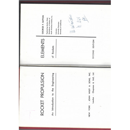 ROCKET PROPULSION ELEMENTS