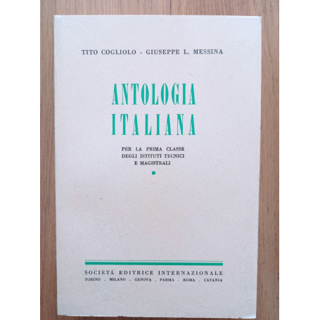 Antologia italiana (due copie)