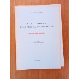Gli Stati maggiori delle principali potenze militari: Lo Stato maggiore russo