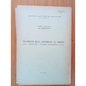Fallimento della Conferenza al vertice