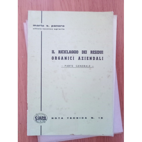 Il riciclaggio dei residui organici aziendali