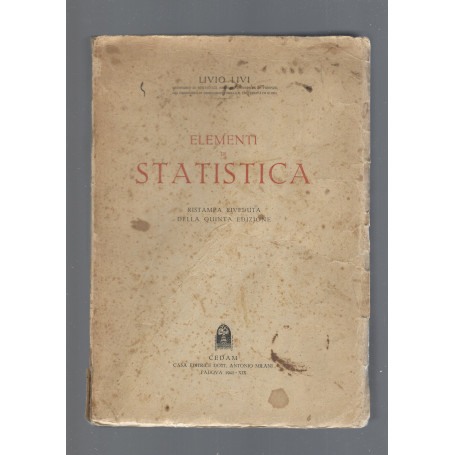 ELEMENTI DI STATISTICA