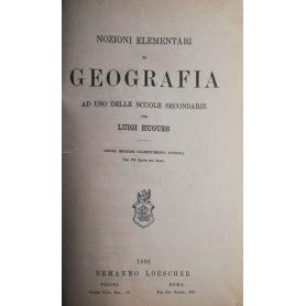 Nozioni elementari di Geografia ad uso delle scuole secondarie