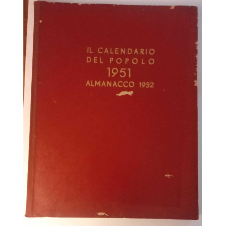 Il calendario del Popolo 1951 - Almanacco 1952