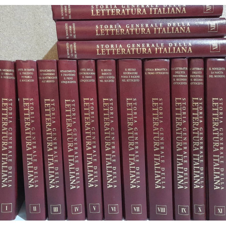Storia generale della letteratura italiana - 14 volumi