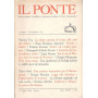 Il Ponte. Rivista mensile di politica e letteratura fondata da Piero Calamandrei  31 agosto - 30 settembre 1971  anno XXVII n.8-
