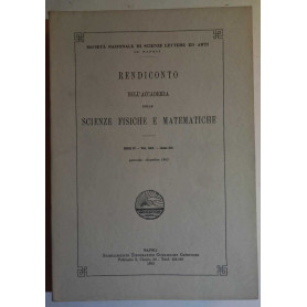 Rendiconto dell'Accademia delle scienze e matematiche