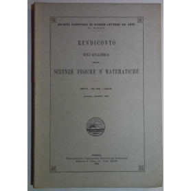 Rendiconto dell'Accademia delle Scienze fisiche e matematiche