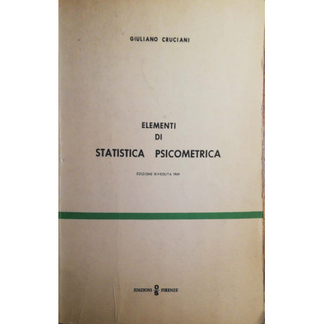 Elementi di statistica psicometrica