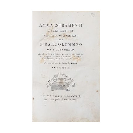 Ammaestramenti degli Antichi