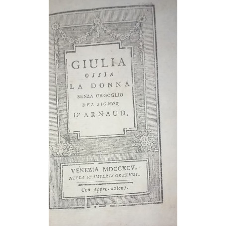 Giulia  ossia la donna senza orgoglio