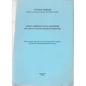 Estratto anticipato degli scritti in onore del Prof. Roberto Lucifredi della Facolt� di Giurisprudenza dell'Universit� di Genova
