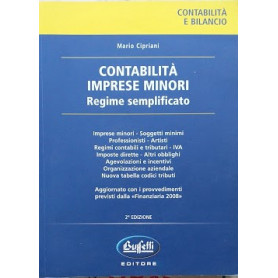 Contabilit�. Imprese minori. Regime semplificato