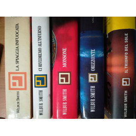 Lotto di 5 libri di Wilbur Smith