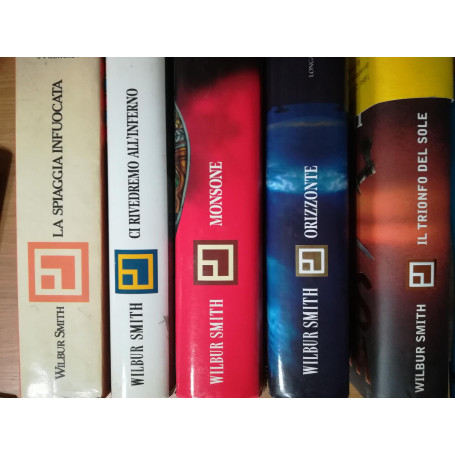 Lotto di 5 libri di Wilbur Smith