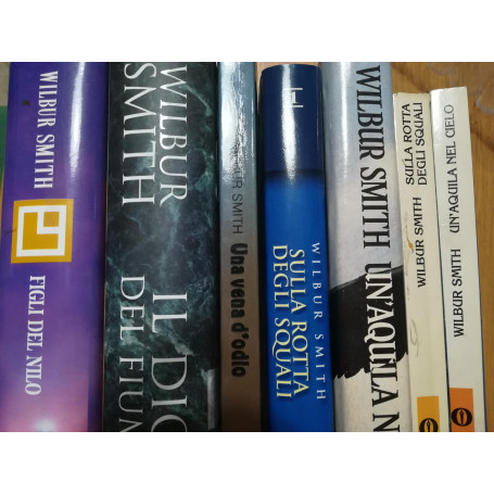 Lotto di 7 libri di Wilbur Smith