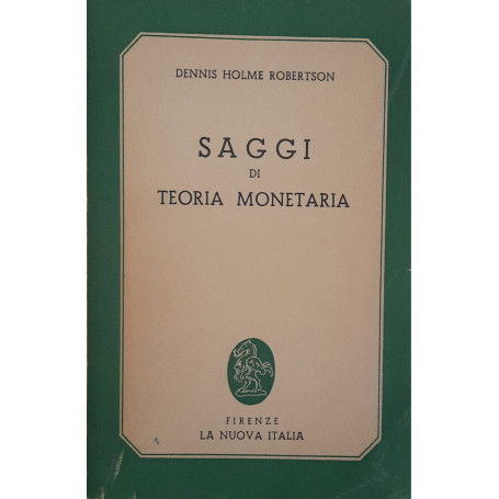Saggi di teoria monetaria