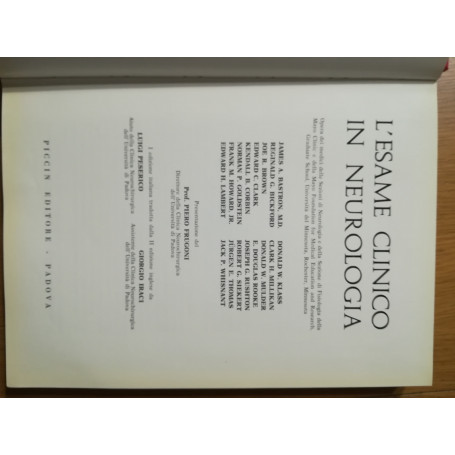 L' esame clinico in neurologia