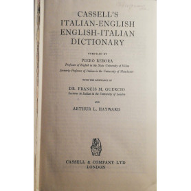 Cassell's italian-English English-italian Dictionary